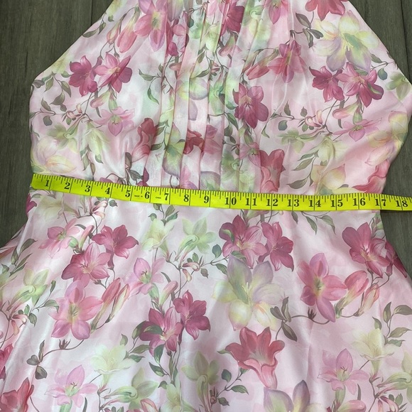 Petal and pup gardenia halter mini dress floral pink - Picture 8 of 9